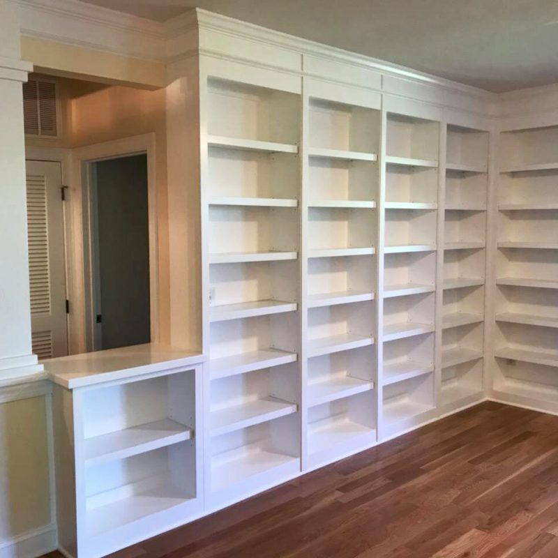 built-in-bookcase